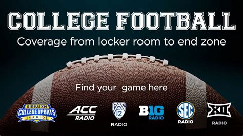 auburn ole miss xm radio|sirius xm college football live.